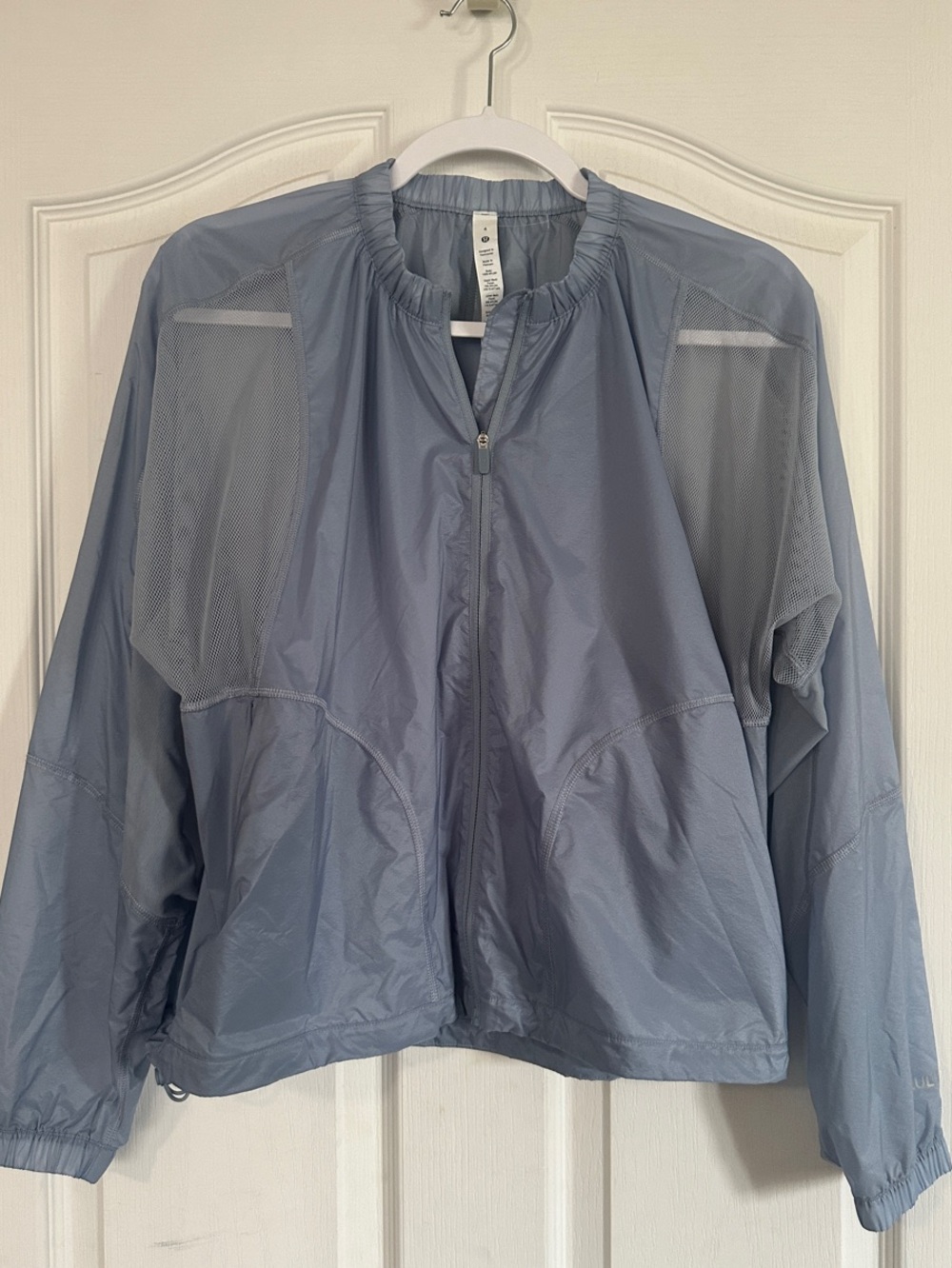 lululemon athletica Light Blue windbreaker zip up Jacket